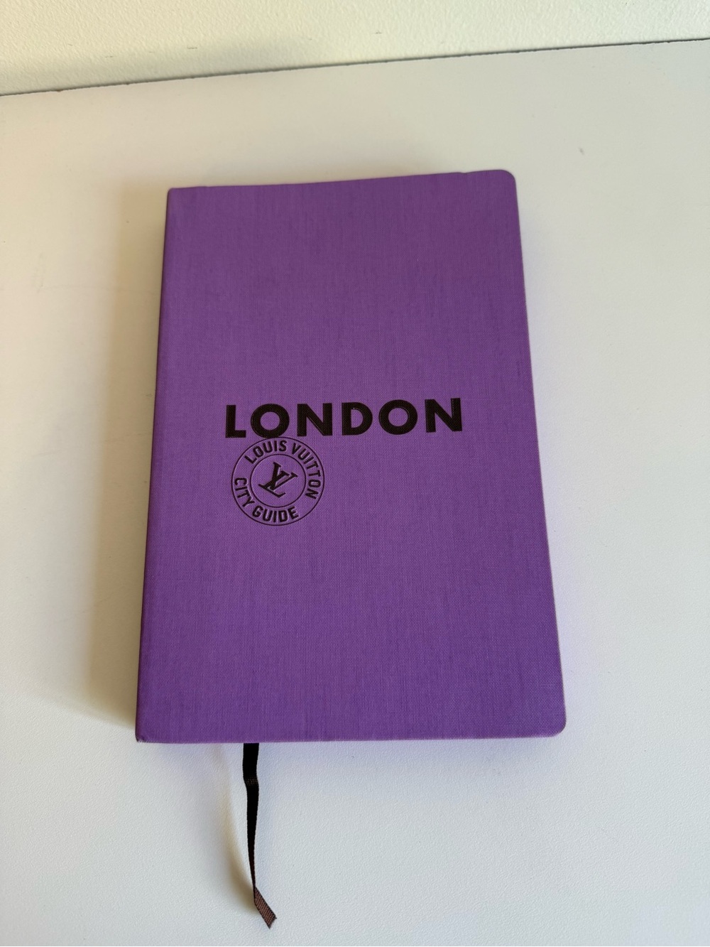 Louis Vuitton London City Guide 15th Edition Purple Hardcover Travel Book
